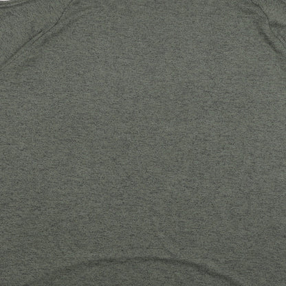 Womens UK Size 10 Apricot Green Basic T-Shirt