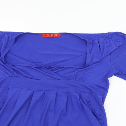 mingmgmgm Womens Blue   Basic Blouse Size L
