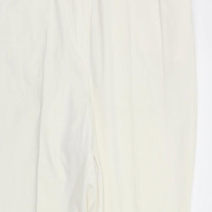 la via Womens White   Trousers  Size 16 L25 in