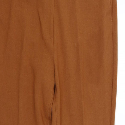Womens UK Size 16 Marks and Spencer Regular Fit  Orange Trousers