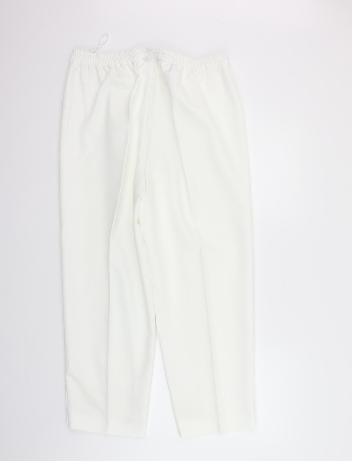 Womens UK Size 16 BM Regular Fit  White Trousers