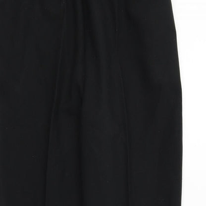Womens UK Size 18 Preworn Regular Fit  Black Trousers