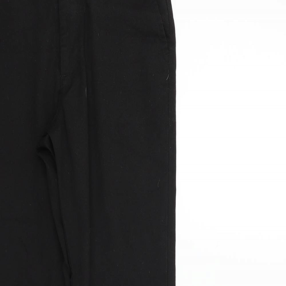 George Girls Black Ikat  Chino Trousers Size 12-13 Years