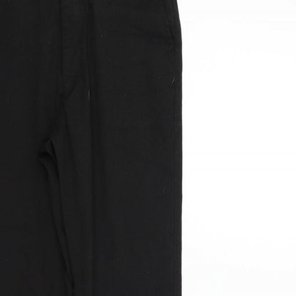 George Girls Black Ikat  Chino Trousers Size 12-13 Years