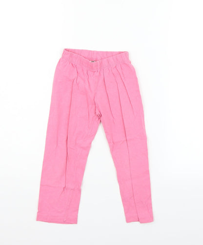 Paw patrol Girls Pink Solid   Lounge Pants Size 4 Years