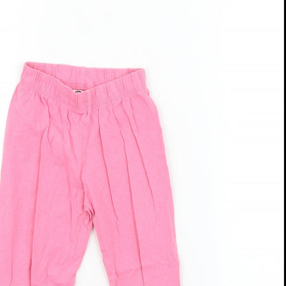 Paw patrol Girls Pink Solid   Lounge Pants Size 4 Years