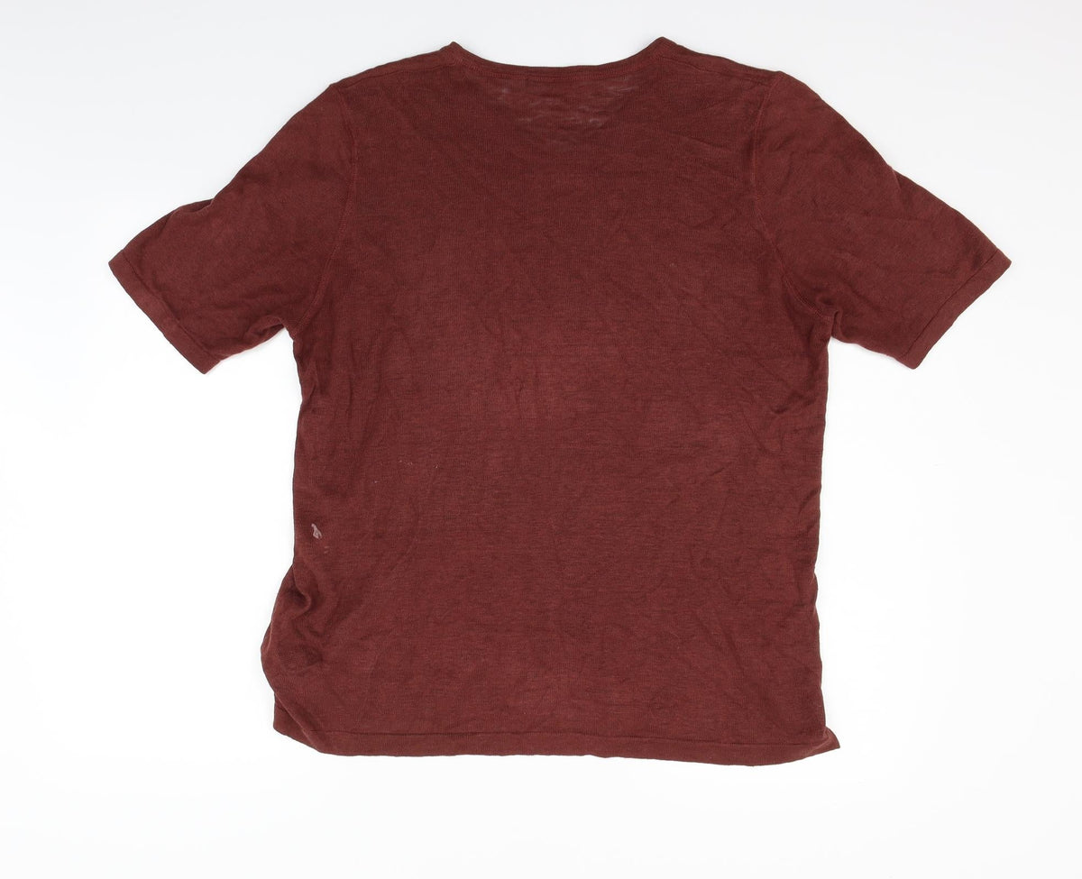 Marks & Spencer Womens Brown   Pullover Jumper Size M