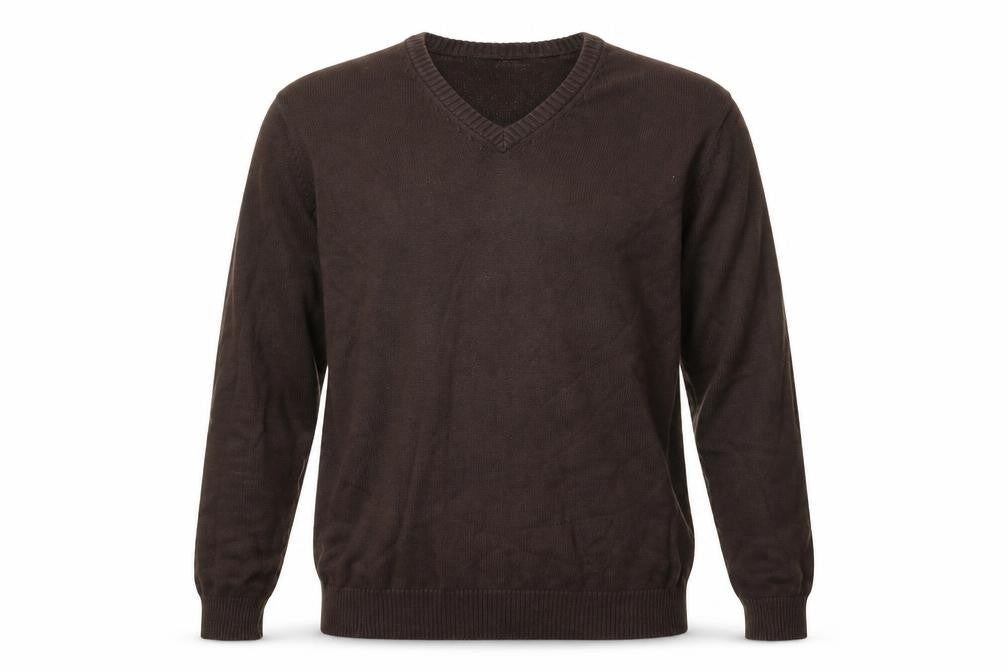Mens UK Size S Blue Harbour Brown Pullover Jumper