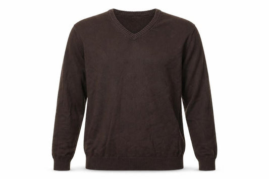 Mens UK Size S Blue Harbour Brown Pullover Jumper