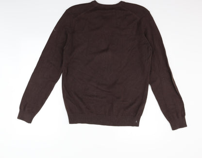Blue Harbour Mens Brown   Pullover Jumper Size S