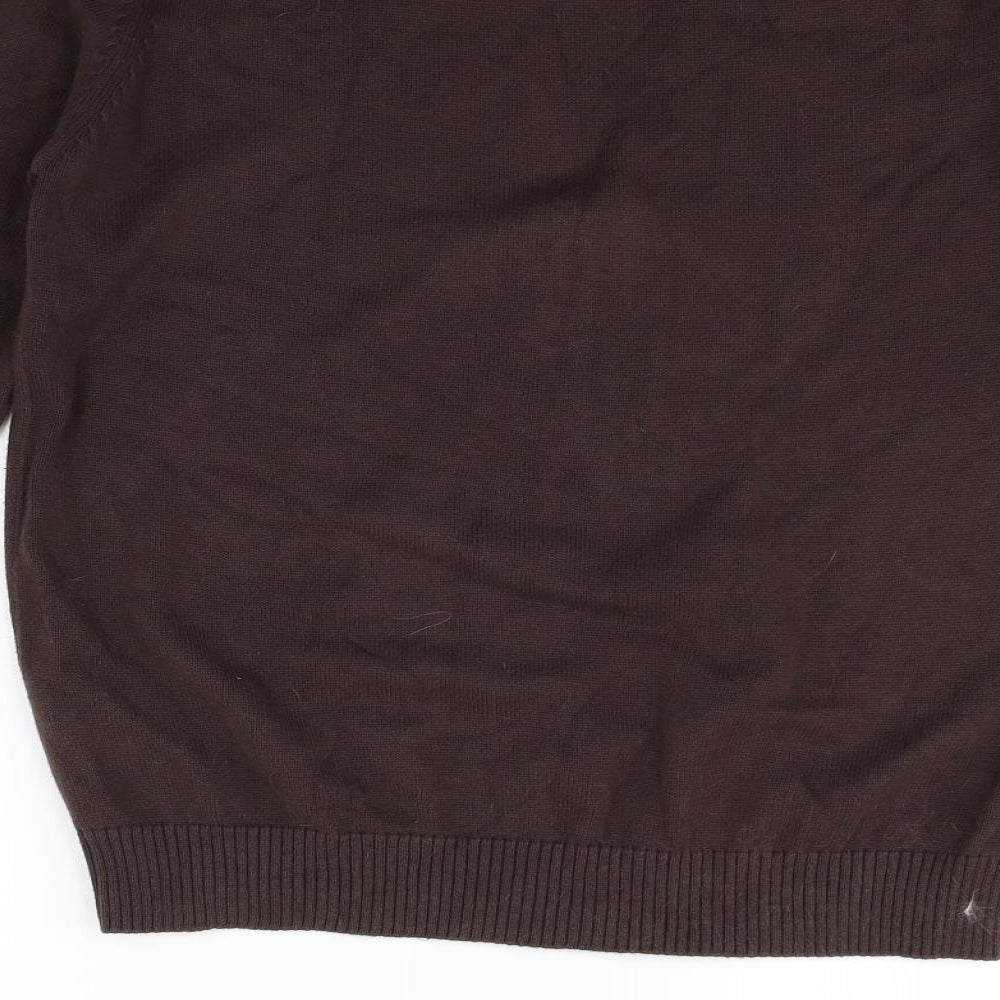 Blue Harbour Mens Brown   Pullover Jumper Size S