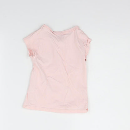 George Girls Pink   Basic T-Shirt Size 2-3 Years