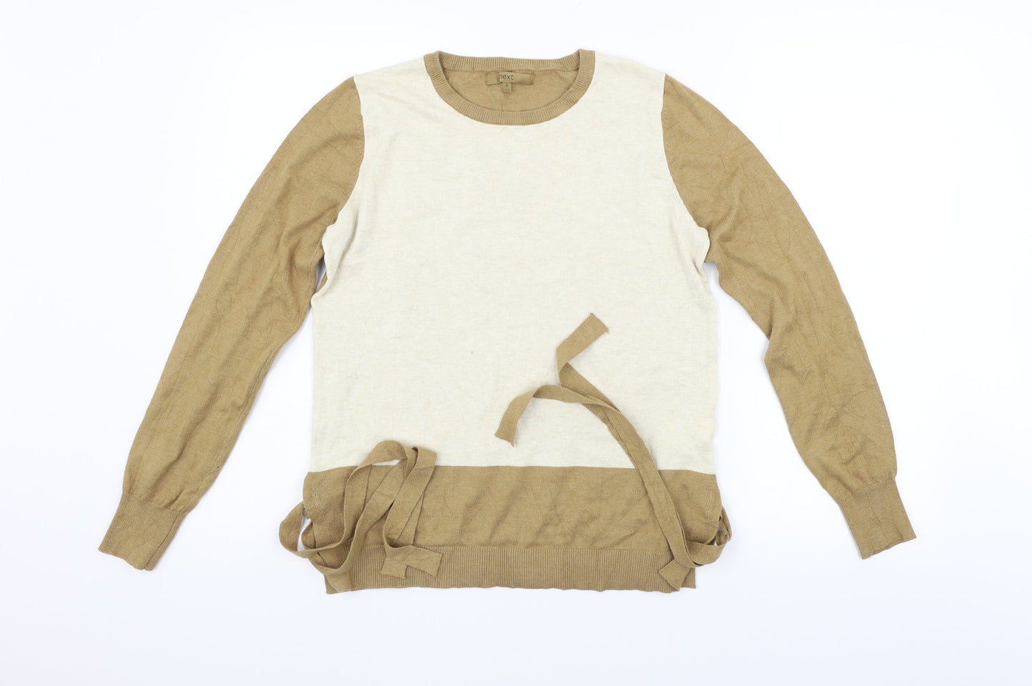 NEXT Womens Beige   Pullover Jumper Size 10