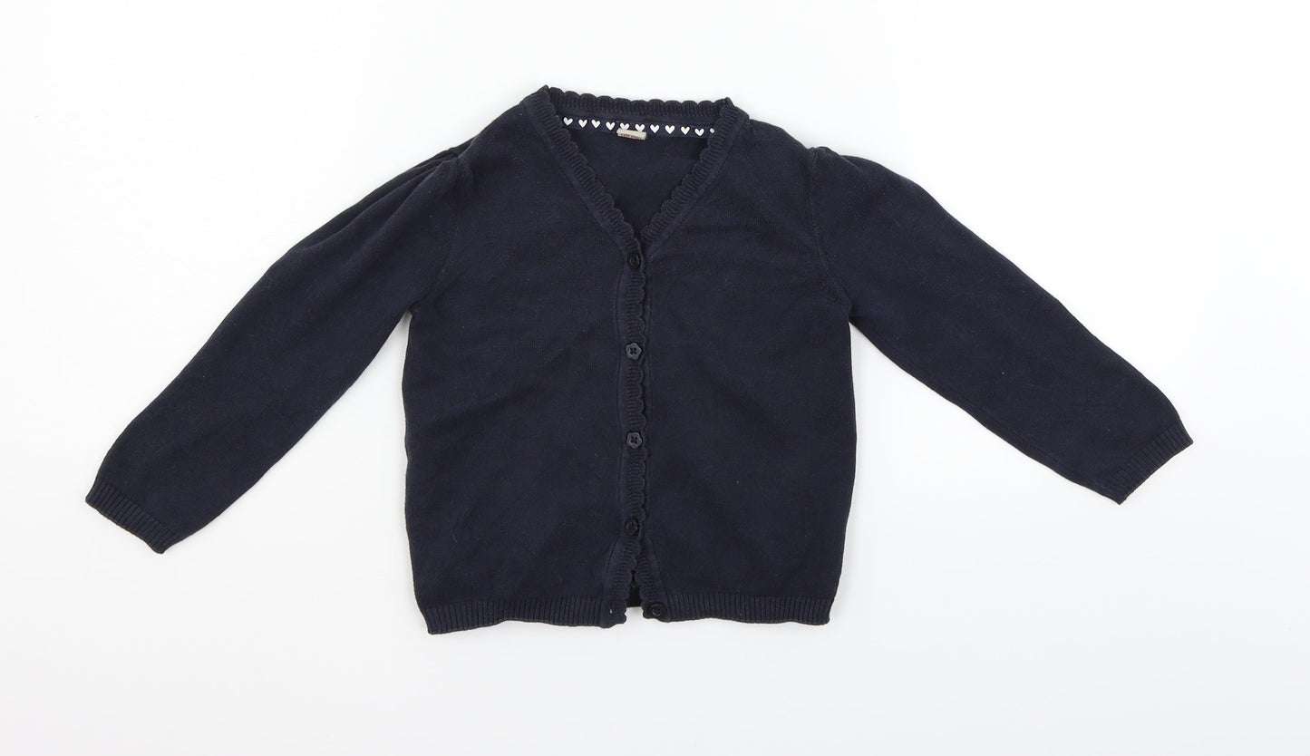 TU Girls Blue   Cardigan Jumper Size 5 Years