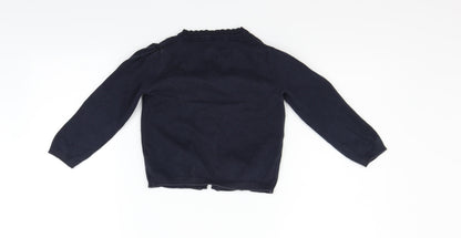 TU Girls Blue   Cardigan Jumper Size 5 Years