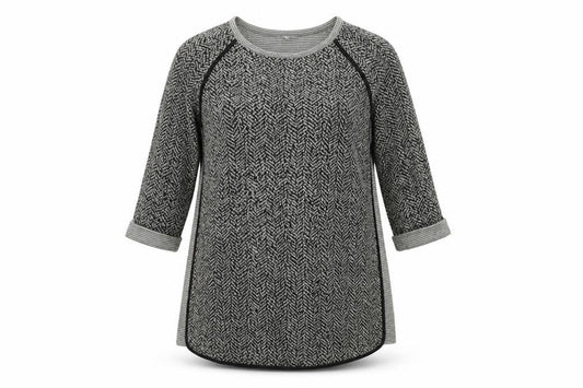 NEXT Womens Grey Geometric  Fit & Flare  Size 14