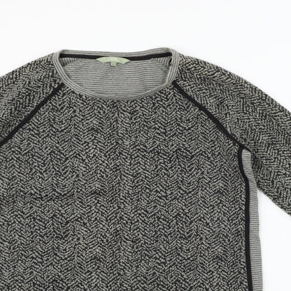 NEXT Womens Grey Geometric  Fit & Flare  Size 14