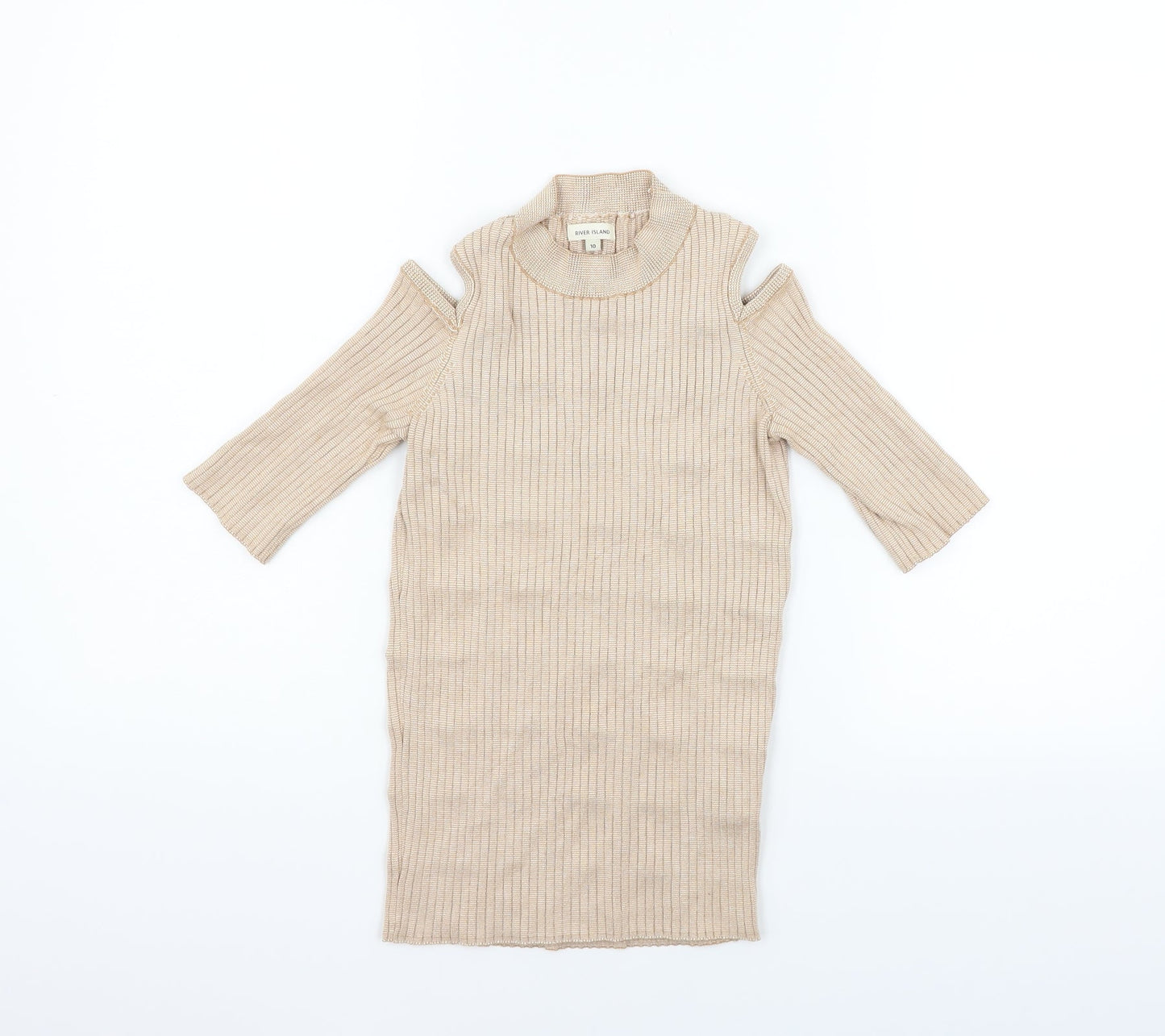 River Island Womens Beige   Pullover Jumper Size 10