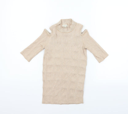 River Island Womens Beige   Pullover Jumper Size 10