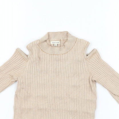 River Island Womens Beige   Pullover Jumper Size 10