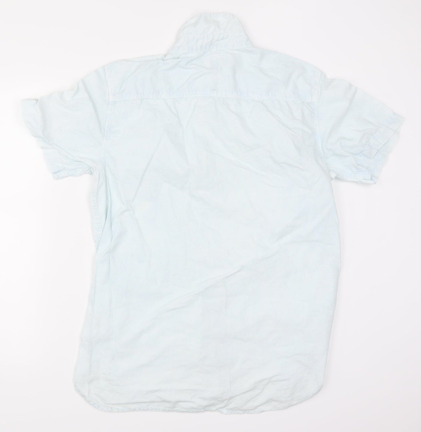 River Island Mens Blue    Button-Up Size L