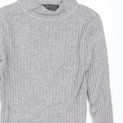 Primark Womens Grey   Pullover Jumper Size 6
