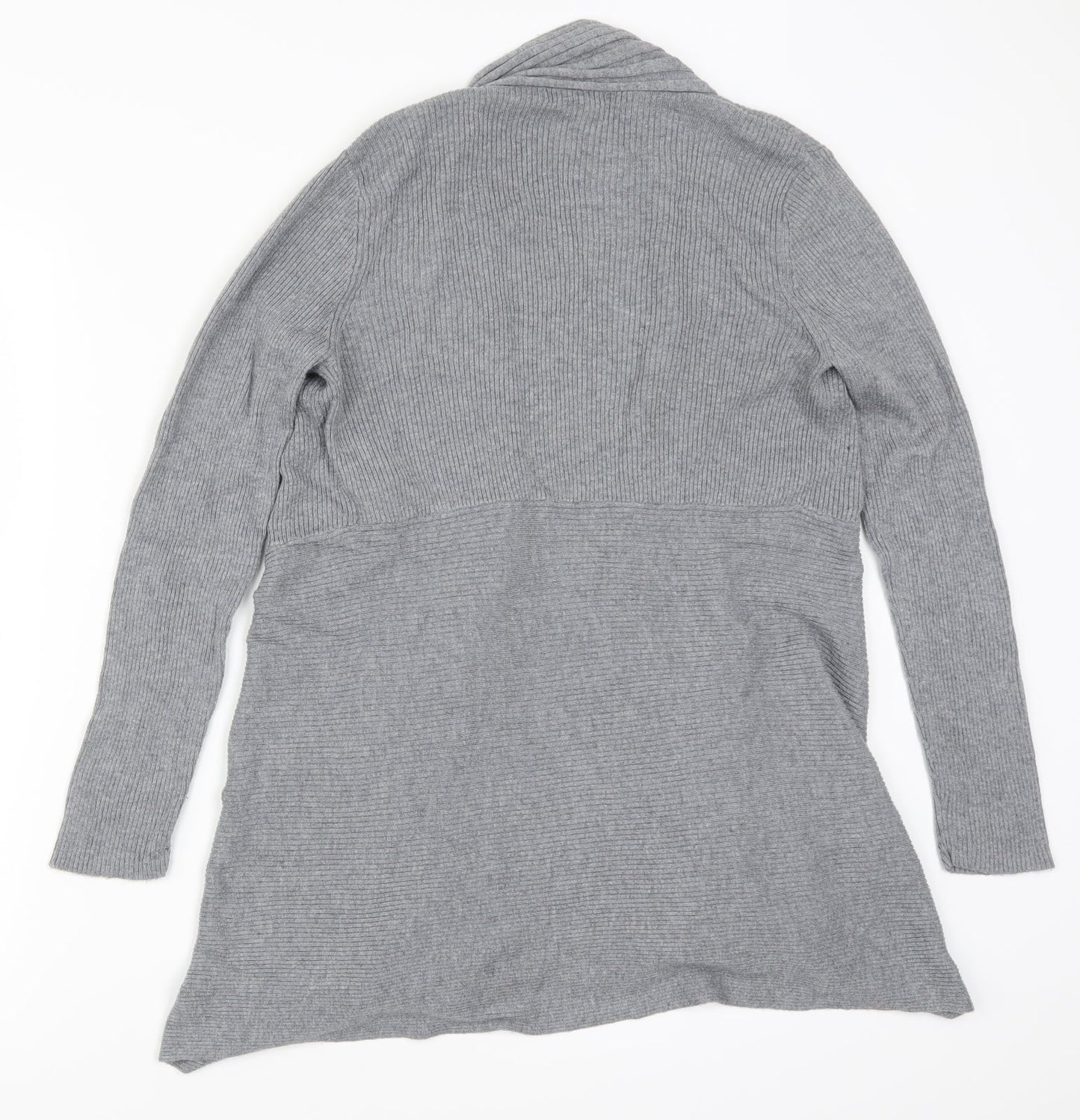 Savoir Womens Grey  Knit Cardigan Jumper Size 10