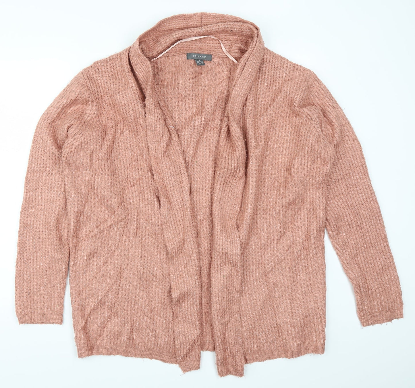 Primark Womens Pink  Knit Cardigan Jumper Size 12