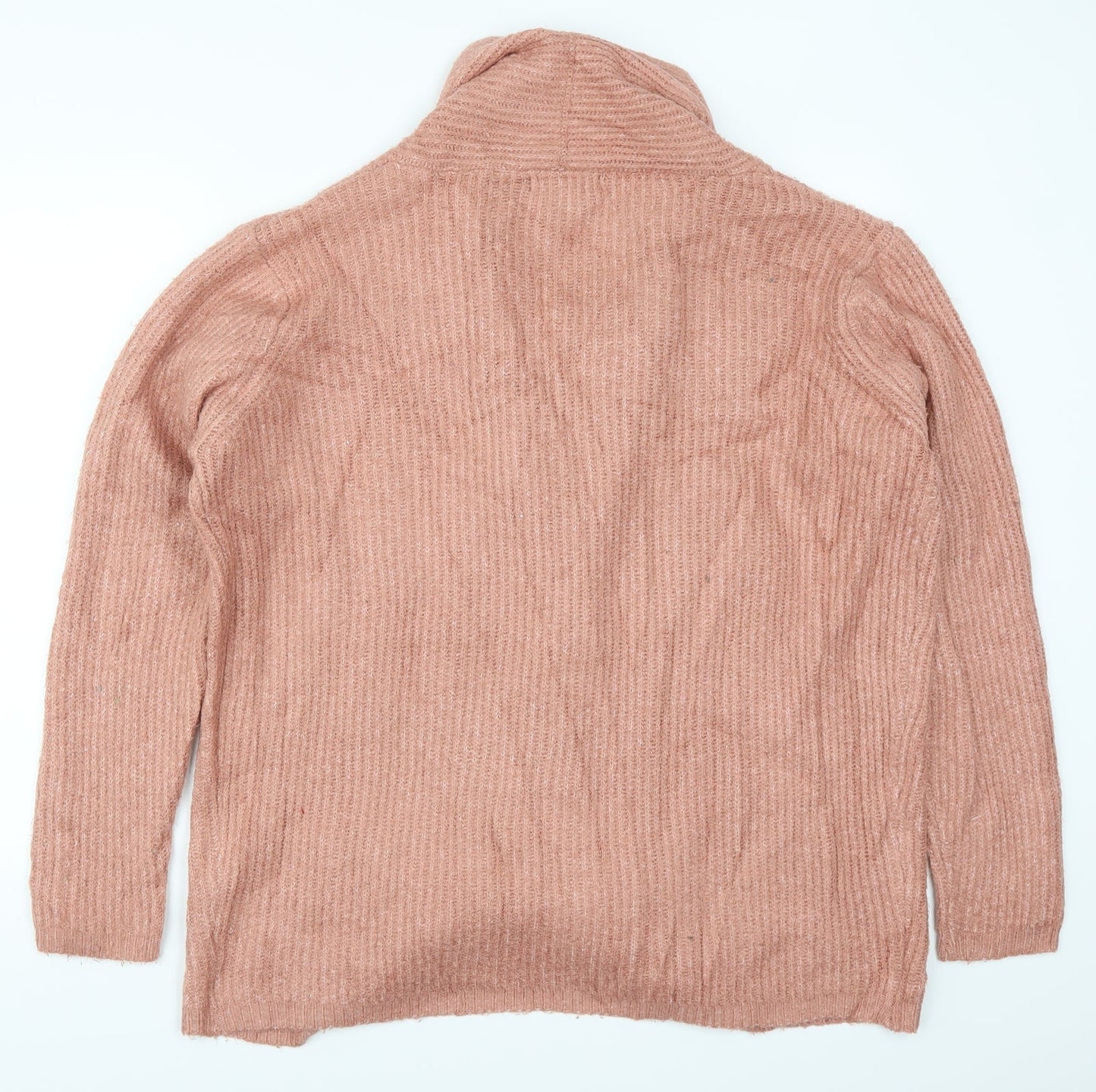 Primark Womens Pink  Knit Cardigan Jumper Size 12