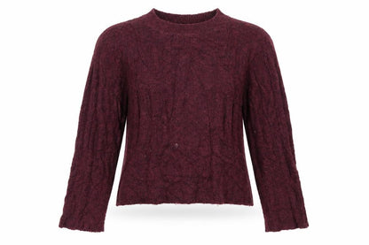 H&M Womens Purple  Knit Pullover Jumper Size XS  - Plum