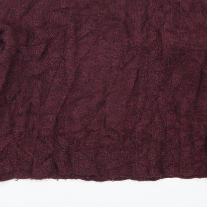 H&M Womens Purple  Knit Pullover Jumper Size XS  - Plum