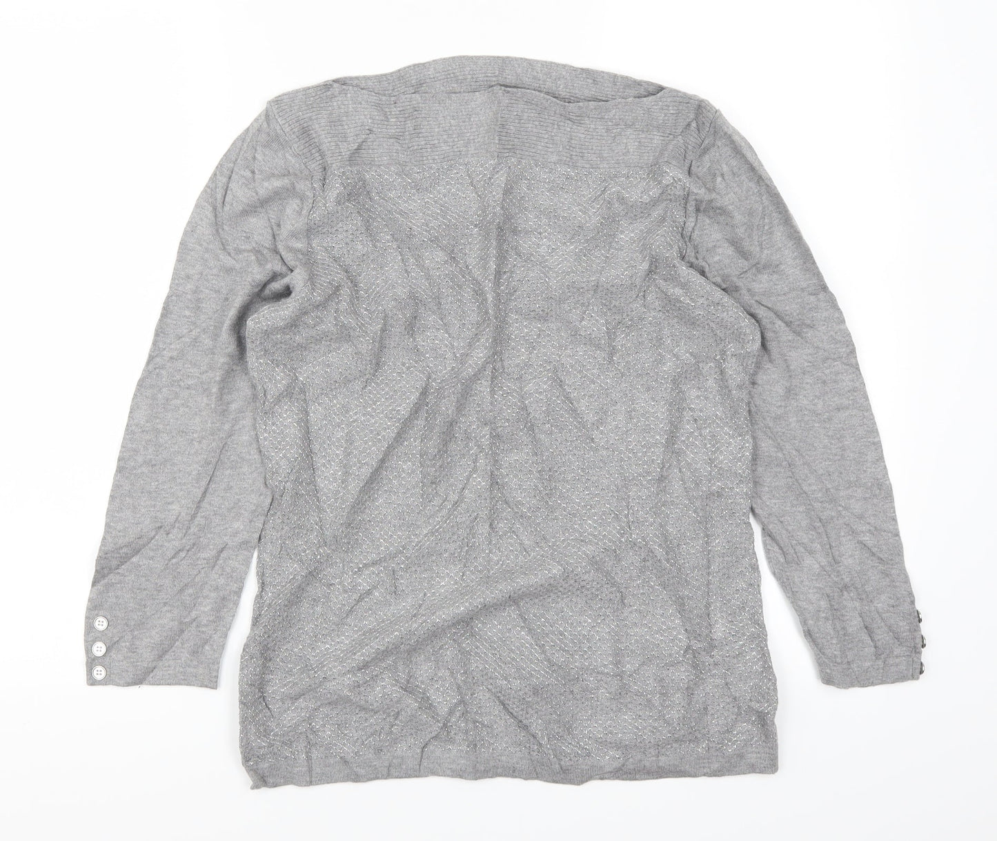 NEXT Womens Grey  Knit Pullover Jumper Size 14