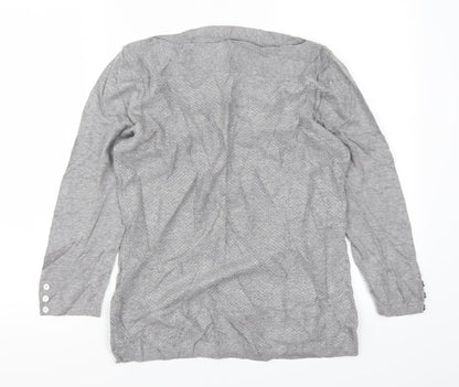 NEXT Womens Grey  Knit Pullover Jumper Size 14