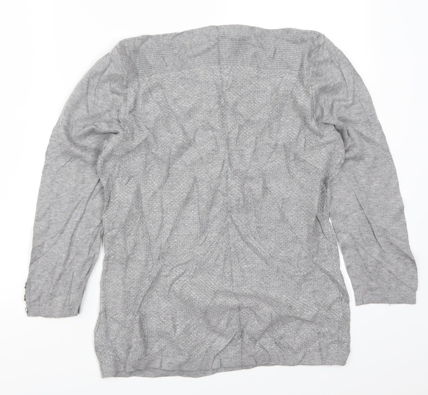 NEXT Womens Grey  Knit Pullover Jumper Size 14