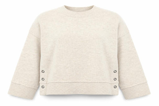 Topshop Womens Beige  Knit Pullover Jumper Size 14