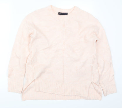 Marks and Spencer Womens Pink  Knit Pullover Jumper Size S