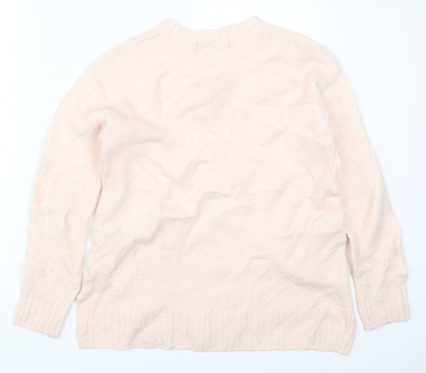 Marks and Spencer Womens Pink  Knit Pullover Jumper Size S