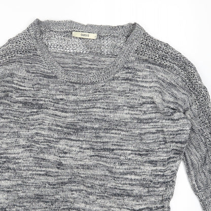 Oasis Womens Grey   Pullover Jumper Size XS
