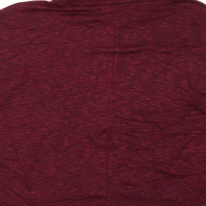 Womens UK Size 10 New Look Red Basic T-Shirt