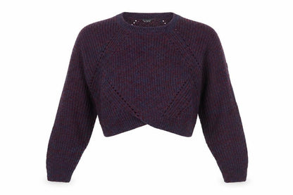 Miss Selfridge Womens Blue  Knit Pullover Jumper Size 14