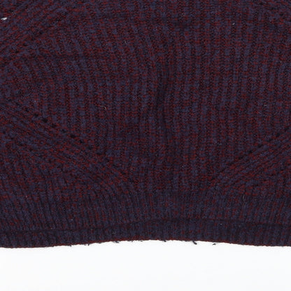 Miss Selfridge Womens Blue  Knit Pullover Jumper Size 14