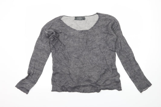 Coercion Womens Grey  Knit Pullover Jumper Size M