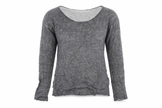 Coercion Womens Grey  Knit Pullover Jumper Size M
