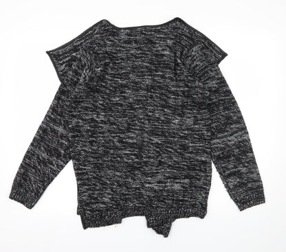 ESMARA Womens Black  Knit Cardigan Jumper Size 10