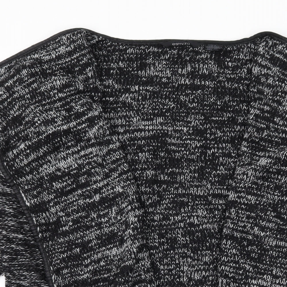 ESMARA Womens Black  Knit Cardigan Jumper Size 10