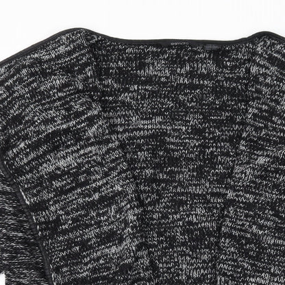 ESMARA Womens Black  Knit Cardigan Jumper Size 10