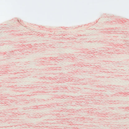 New Look Womens Pink  Knit Pullover Jumper Size M