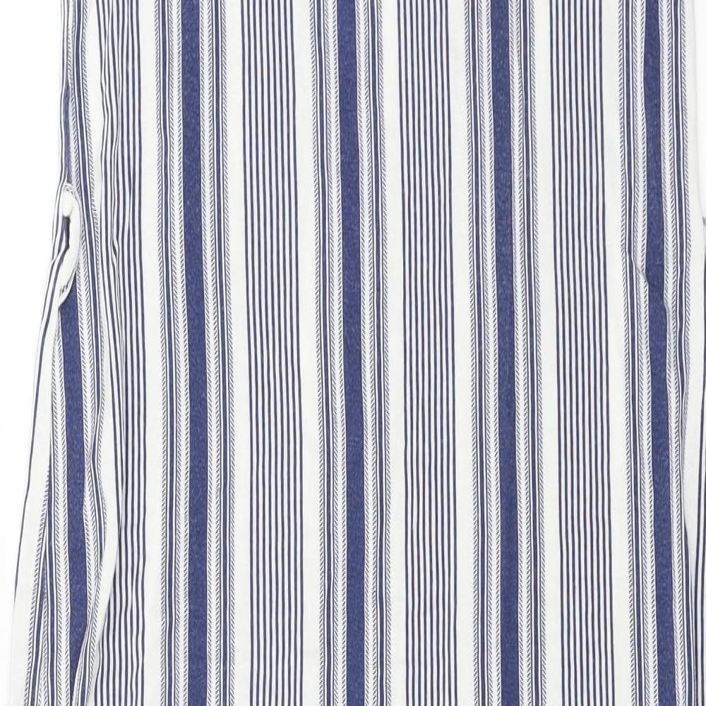 Peacocks  Womens White Striped  Bodycon  Size 8