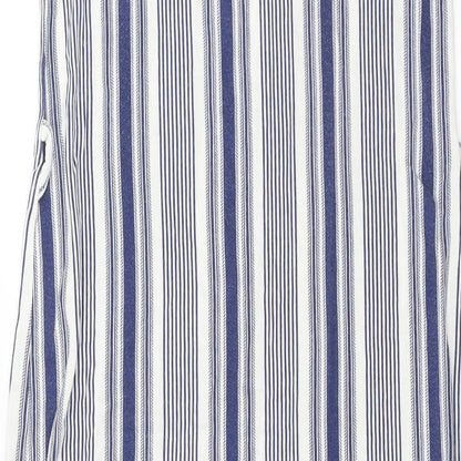 Peacocks  Womens White Striped  Bodycon  Size 8