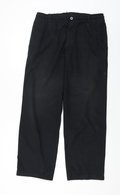 Preworn  Mens Black   Trousers  Size 32 in L26 in